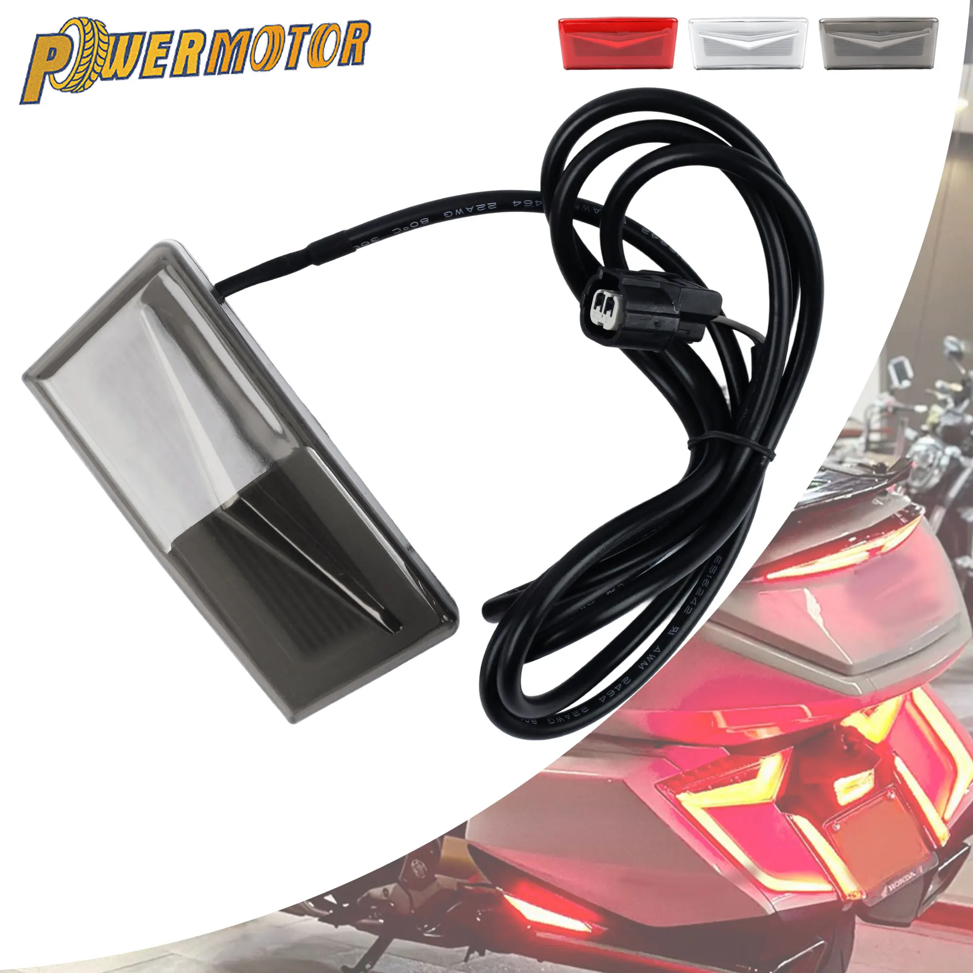 

For Honda Gold Wing 1800 DCT Tour F6B 2018 2019-Up Motorcycle LED Rear Brake Tail Light Reflector Saddlebag Accents Lamp Parts