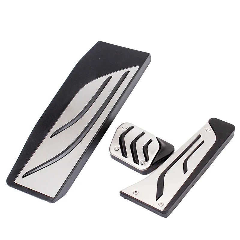 

No Drill Gas Fuel Brake Footrest Pedal Plate Pad AT For BMW F30 F31 316i 318d 318i 320i 328i 335i 1 3 4 series LHD!