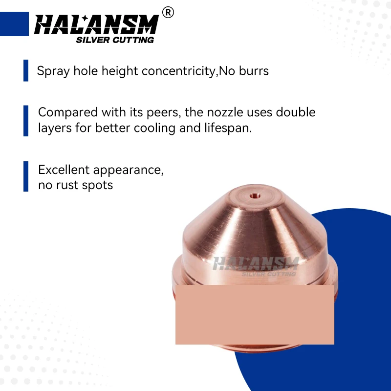 Factory Direct Best Quality Plasma Cutting Nozzle 220492 220489 Electrode 220528 220487 Shield 220532 220491 220536 for HSD130
