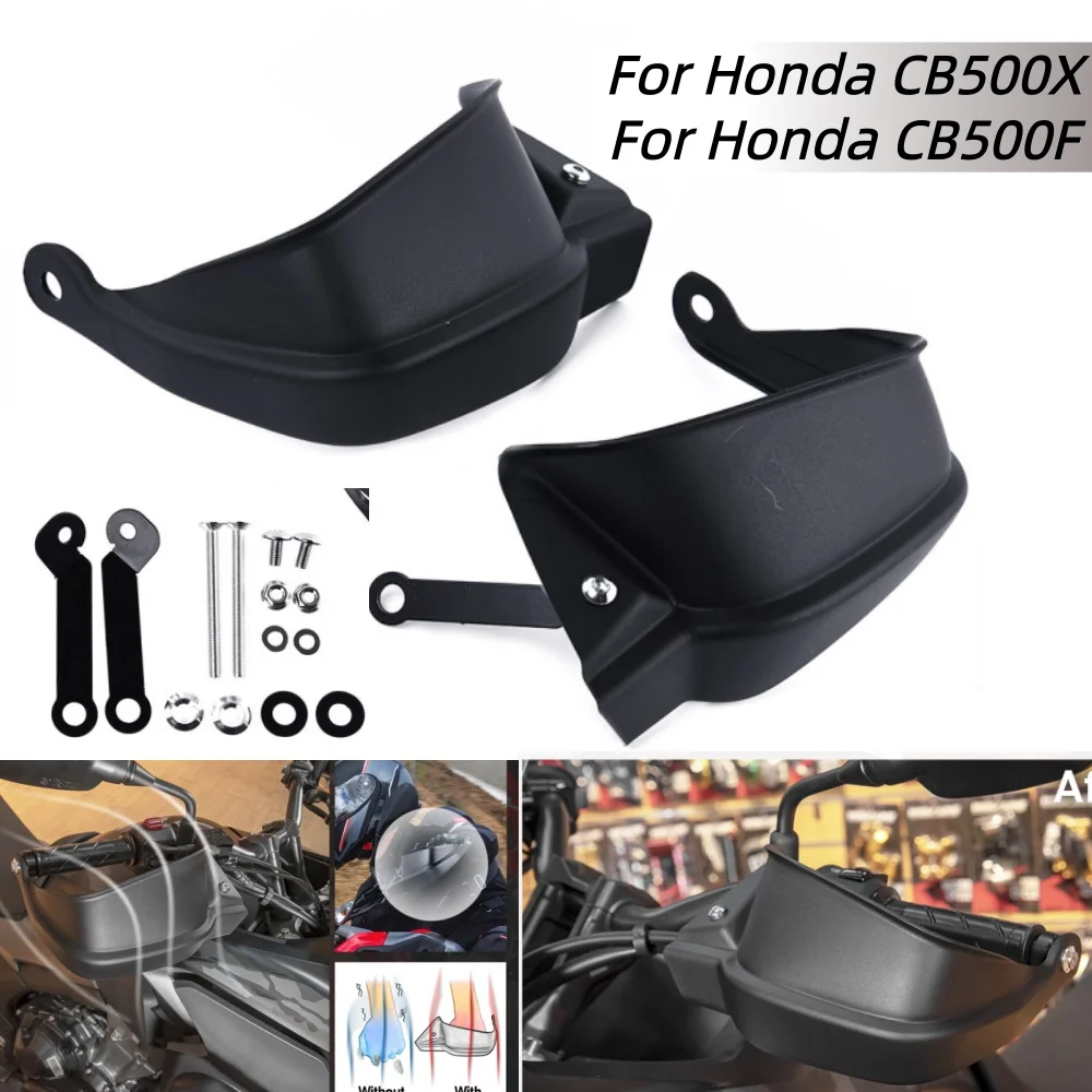 

For Honda CB500X Hand Guards Motorcycle Handguards Shield Protector Windproof for Honda CB500F 2013-2018 CB500X 2013-2023 2017