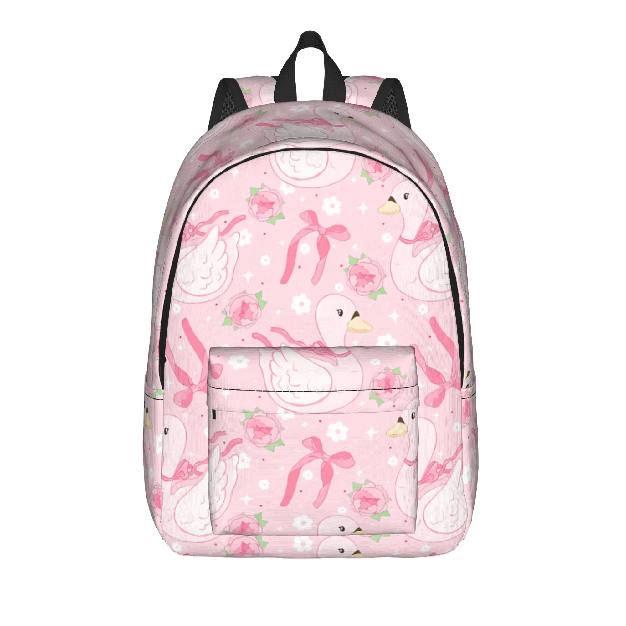 Cute Spring Cottagecore Goose Backpack  Workout Backpacks Women Men Cool High School Bags Custom Pattern Rucksack
