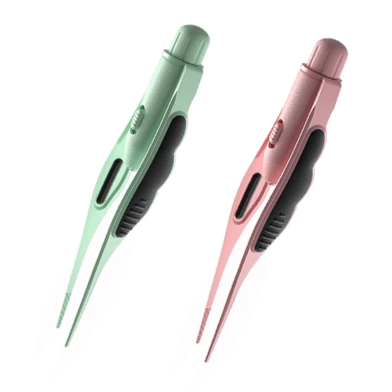 

F62D LED Flashlight Ear Cleaning Tweezers Earwax Remover Tool Baby Ear Wax Cleaner Ear Picker Anti-rust Earpicks Tweezers