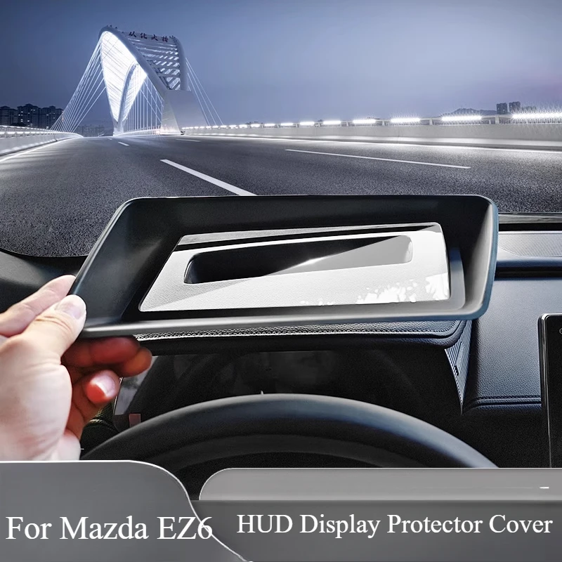 

For Mazda 6e EZ6 Car HUD Display Protective Cover Dashboard Dust Shield Anti-Dust Cover Protector Car Interior Accessories