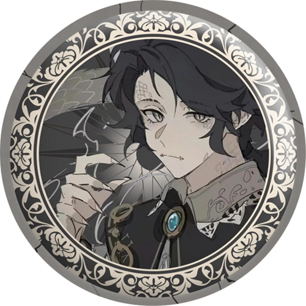 لعبة الهوية الخامس فيونا جيلمان الكاهنة تشى شيى العتيقة ماري الملكة الدموية تأثيري زي شارة دبوس SPTE صفيح بروش #6