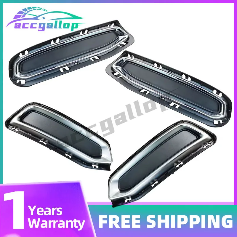 

4KD807320A for Audi Audi A6 C8 2019-2022 Tail throat decorative bright frame Rear tail lip exhaust pipe decorative cover