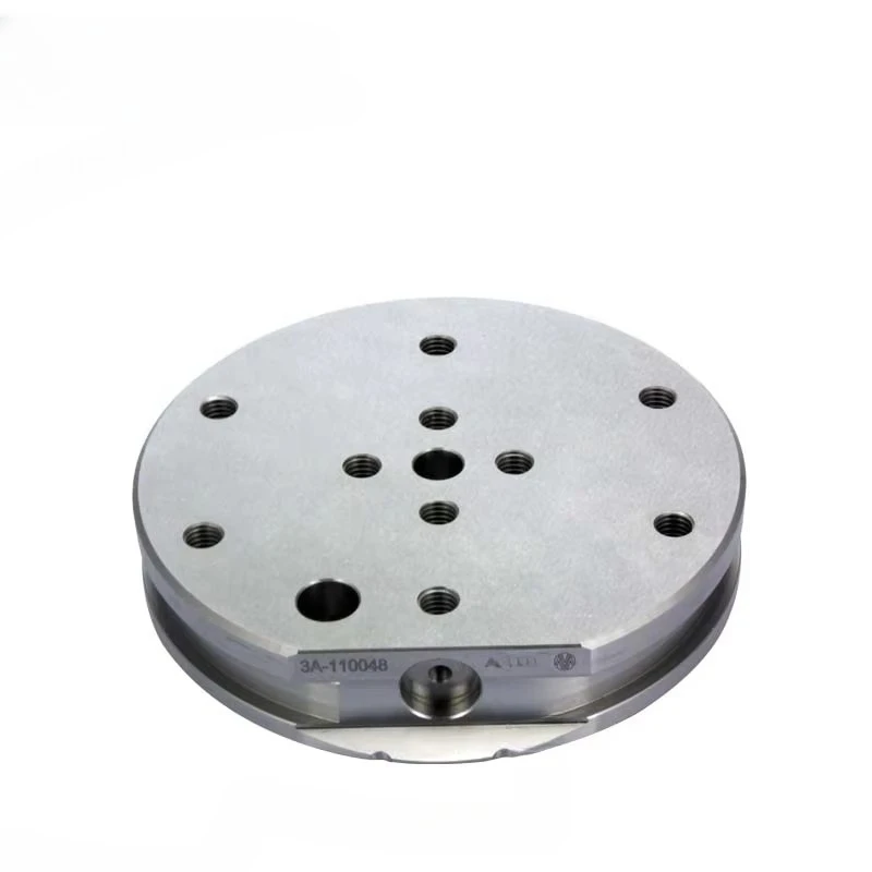 

Stainless steel circular tray D148, used for CNC milling 3A-110048