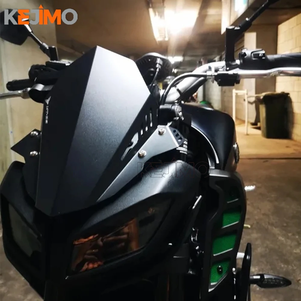 

Motorcycle Windshield Windscreen CNC Aluminum Kit Deflector FOR YAMAHA MT-09 2017 2018 2019 2020 MT mt09 MT09 FZ09 FZ-09 FZ 09