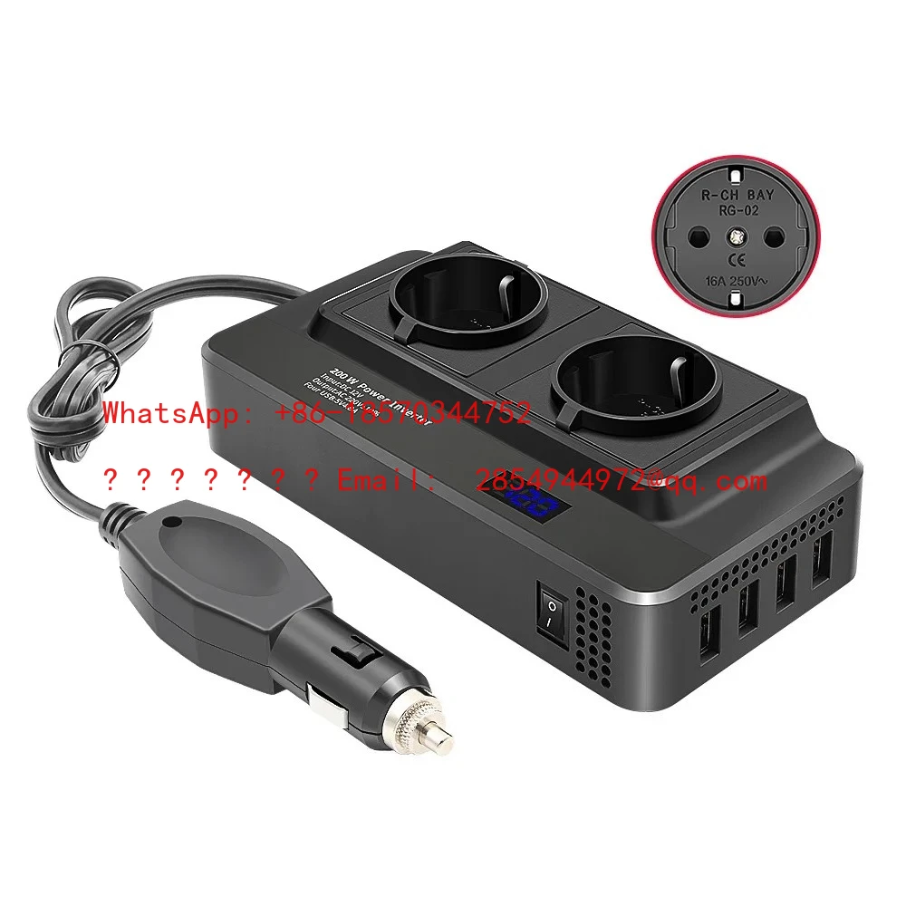 Car Inverter DC12V 24V to 110V 220V Power Converter