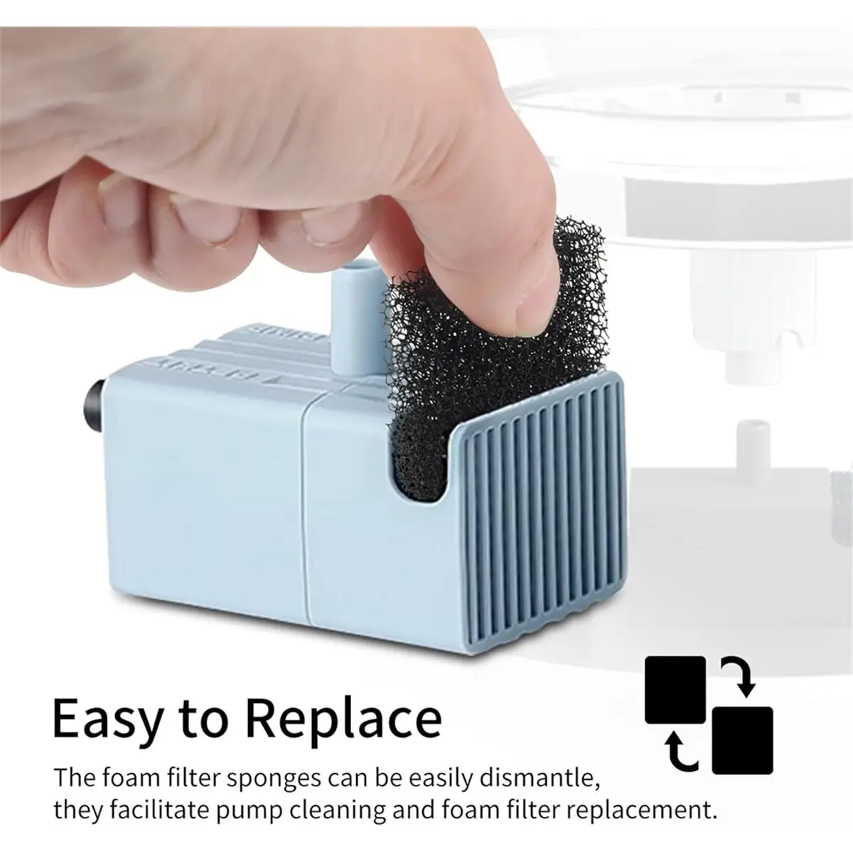 （Trendy）71U30Pcs Replaced Foam Filters Compatible with 3 Pro/Solo 2/Solo SE, Cat Water Fountain Sponge Filters