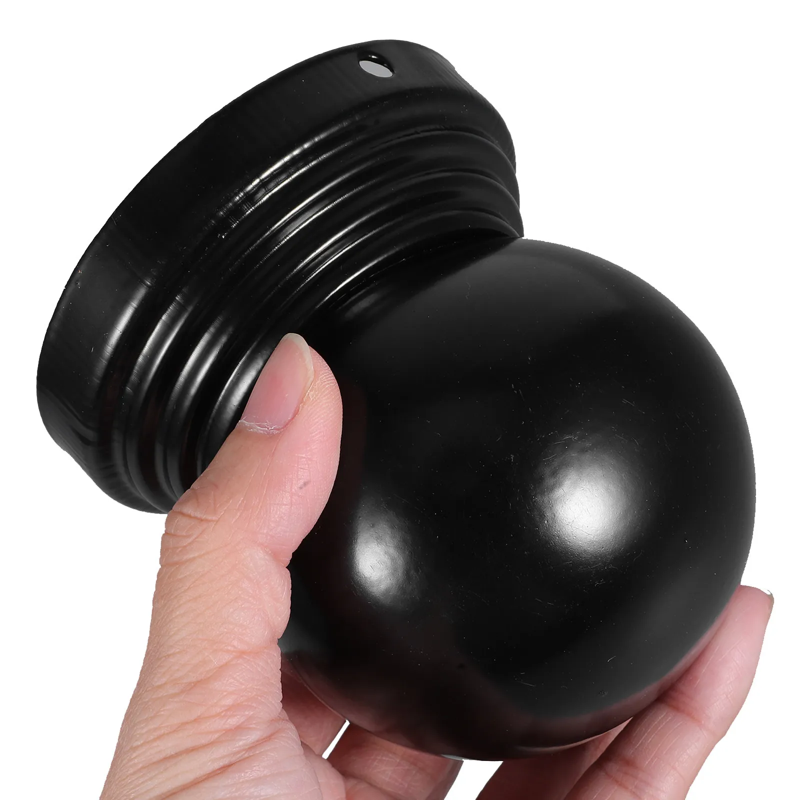 Black Metal Ball Post Cap 76Mm Elegant Fence Post Cap Iron Pipe Fence Decoration Gate Ornament Railings Stair Handrails - view 5