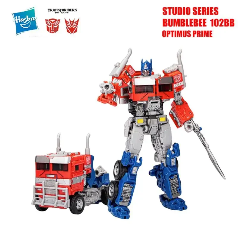 New Hasbro Transformers Buzzworthy Bumblebee Studio Series 102 Rise of Optimus Prime Beast Robot Model Action Doll Gift Hobbies