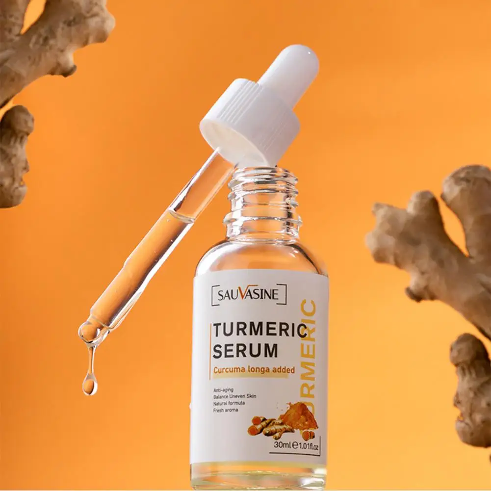 Hydrating Essence Anti-dry Turmeric Essence Whitening Shrink Pores  Non-irritating Repair Skin Tightening Facial Essence