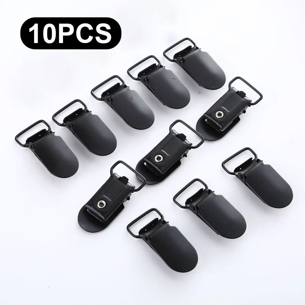 10pack/lot Fashionable Sewing Accessory Professional Suspender Buckle Durable Sewing Suspender Clip