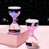 ​​Liquid Hourglass Stress Relief Toy, Creative Oil Drop Decor for Birthday Gift Home Office Decoration