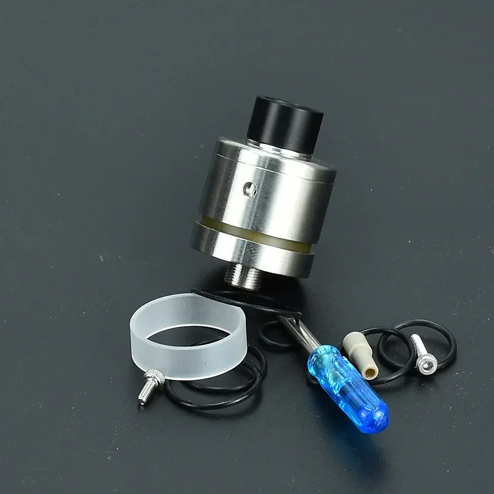 Wolfcoolvape PitBull Style Doggystyle RDTA 316SS 1.5 مل خزان رذاذ قابل لإعادة البناء 22 مللي متر Vape RTA لتجربة MTL RDA
