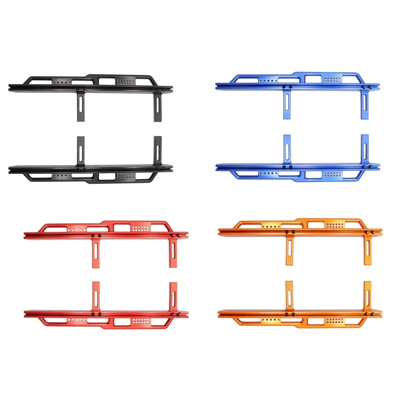 2Pcs Metal Side Slipper Side Pedal For Axial SCX6 Jeep JLU Wrangler 1/6 RC Crawler Car Upgrade Parts Accessories