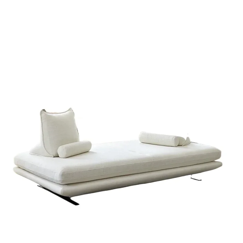 

Freehand space prado prado sofa small apartment movable backrest Internet celebrity simple living room fabric combination