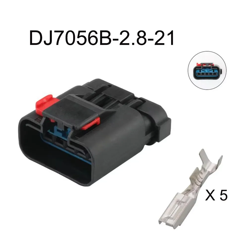 DJ7056B-2.8-21 auto Waterproof connector 5 pin automotive Plug famale male socket Includes terminal seal