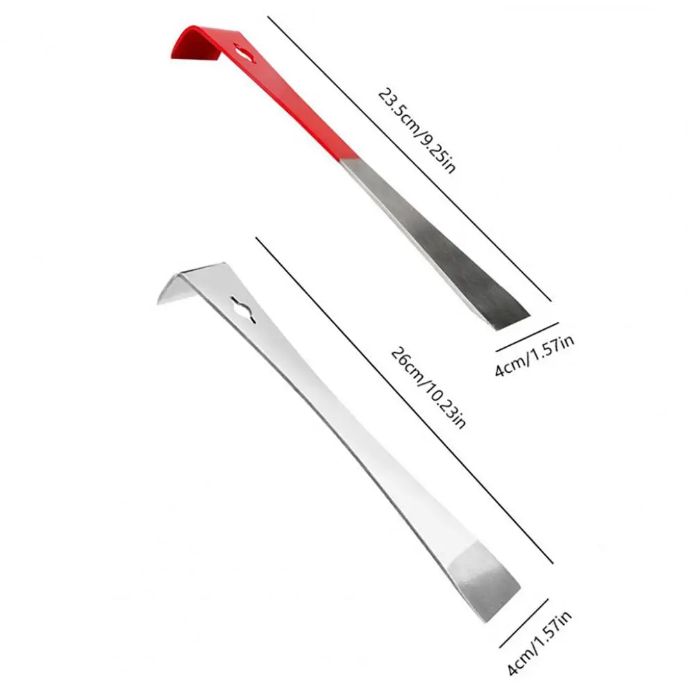 Nail Puller Tool Stainless Steel Pry Bar Scraper Set Nail Puller Remover Tool Multifunctional Hand Tool for Pulling Prying