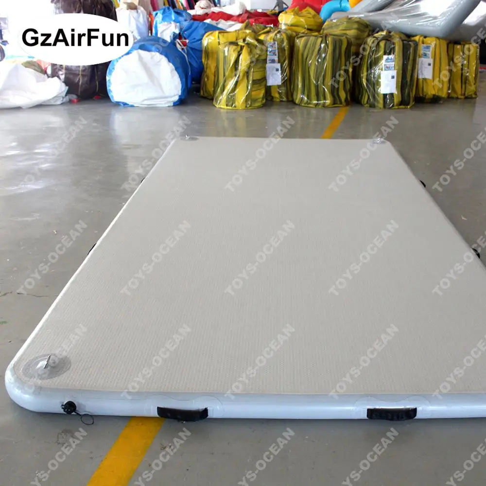 Dock galleggiante gonfiabile per esterni Dock gonfiabile per piattaforma per ponte da nuoto con superficie antiscivolo