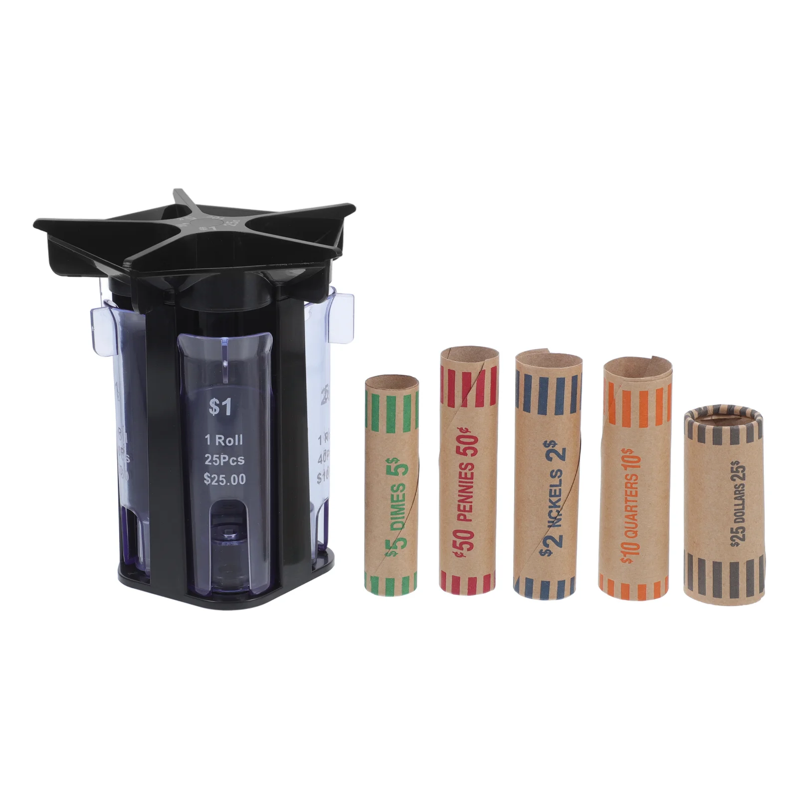 Münze Sorter Lagerung Eimer Container Kunststoff Sortierer Halter Container Neuheit Organizer Staubdicht Desktop