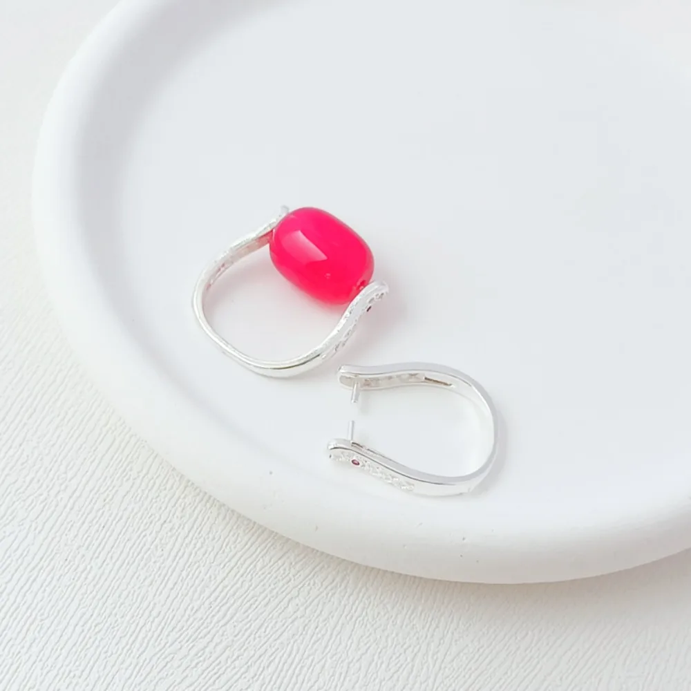 Copper-plated Thick Silver, Zirconium-inlaid Hollowed-out Ring Band, Clip, Clasp Opening, DIY Handmade Jewelry Accessory