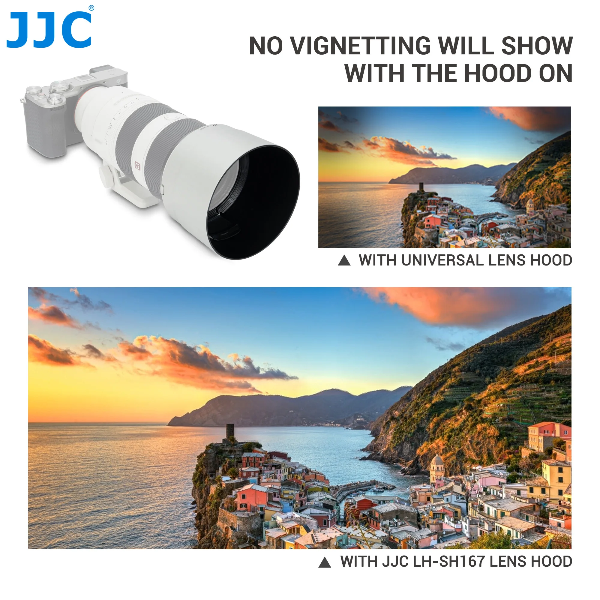 JJC Lens Hood Shade ALC-SH167 Compatible with Sony FE 70-200mm F2.8GM OSS II Lens  Replaces Sony ALC-SH167 Lens Hood