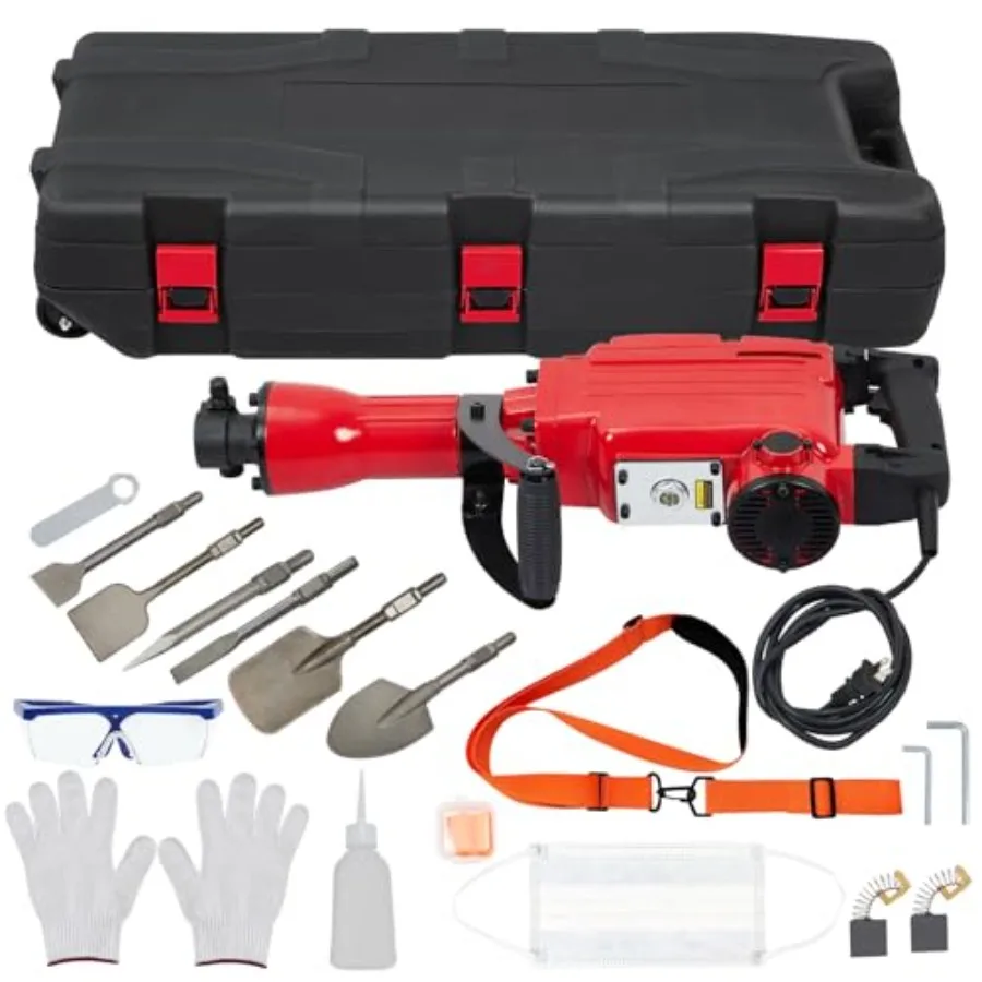 

6-piece set 65A 2200W Jack Hammer - Power and Efficiency Precision Control Comfort Versatile Selection Essential Accessories