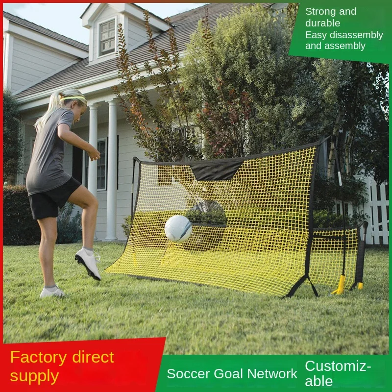 솔로 축구 연습을 위한 휴대용 축구 연습 리바운드 네트 훈련 목표 네트