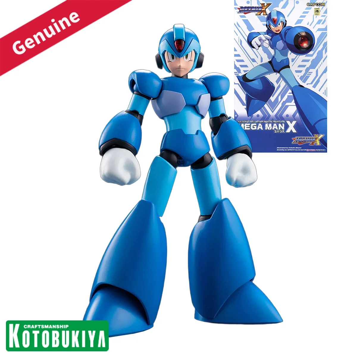 Original Genuine Kotobukiya Model Kits Rockman X X Game Character Assembly Action Model Decoration Collection Toy Requires Tools