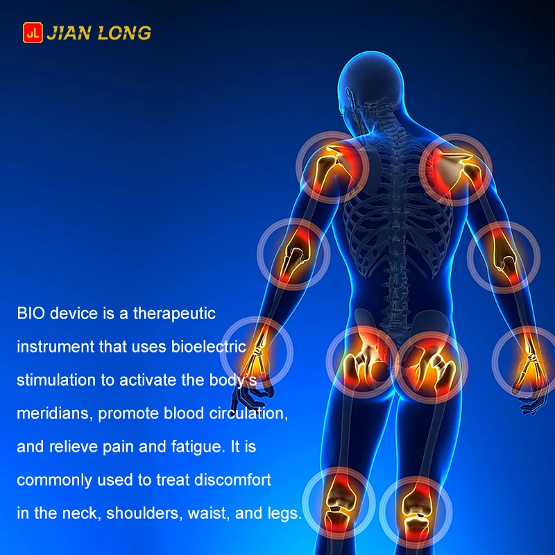 Health Biological Energetic Dredge Meridian Massage DDS Bio Electric Instrument Shoulder Whole Body Massage Therapy Pain Relief