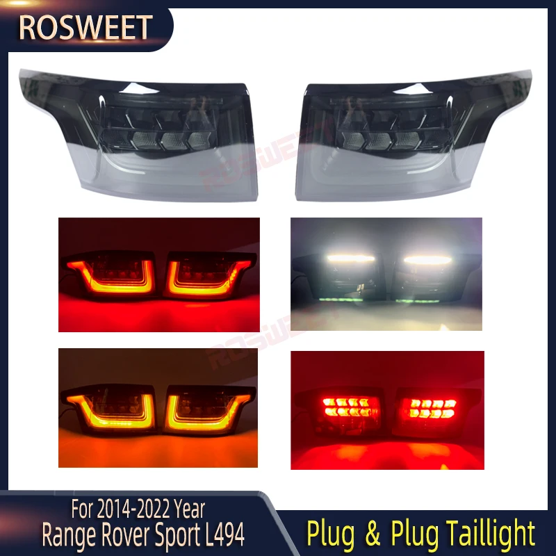 Smoky color LED Taillight For Range Rover Sport 2014-2022 L494