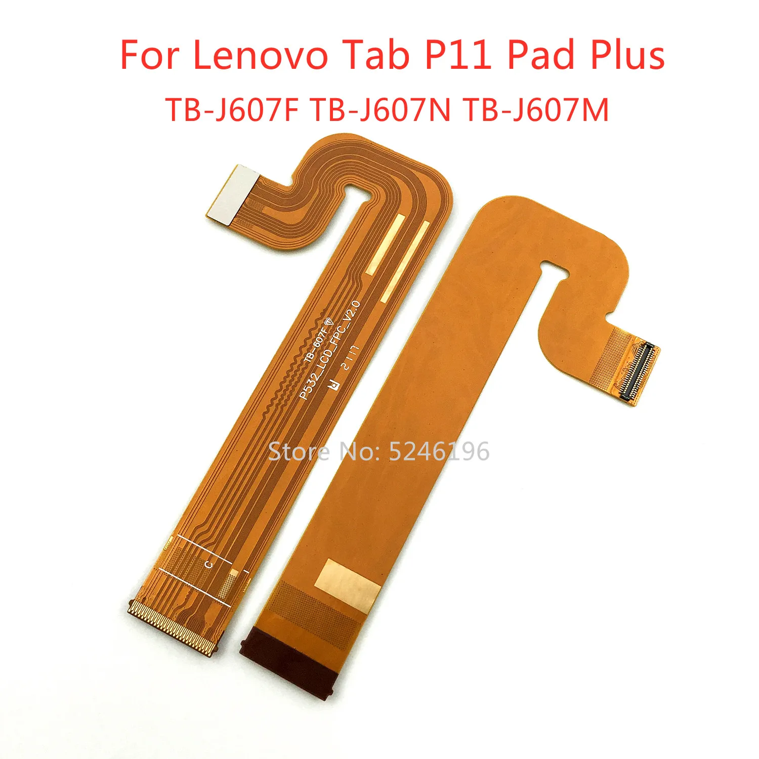 

1 шт. гибкий кабель ЖК-дисплея для Lenovo Tab P11 Pad Plus TB-J607F Lenovo Tab P11 Pad Plus TB-J607N TB-J607M Замена пар