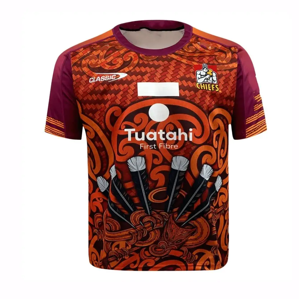 2025 الصيف نيوزيلندا الرجبي، غالاغر تشيفز الرجبي جيرسي، الصيف الرجال الرجبي التدريب تي شيرت، مروحة خاصة جيرسي