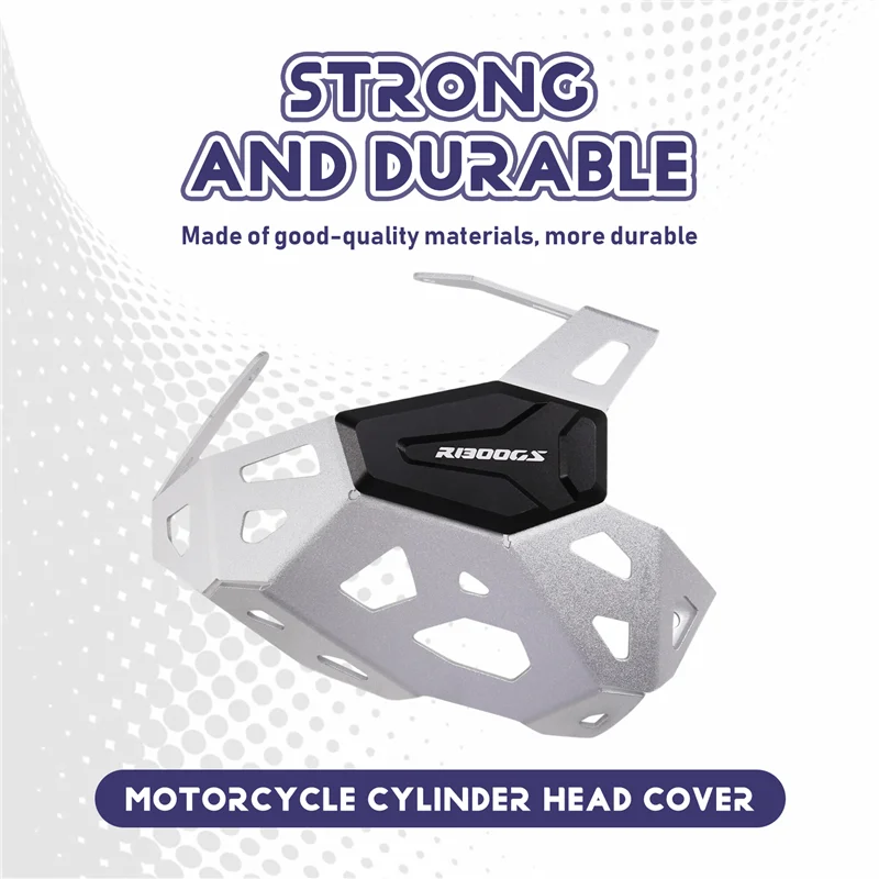 غطاء حماية لرأس اسطوانة الدراجة النارية حماية المحرك لسيارات BMW R1300GS R 1300GS Adventure 2023 2024