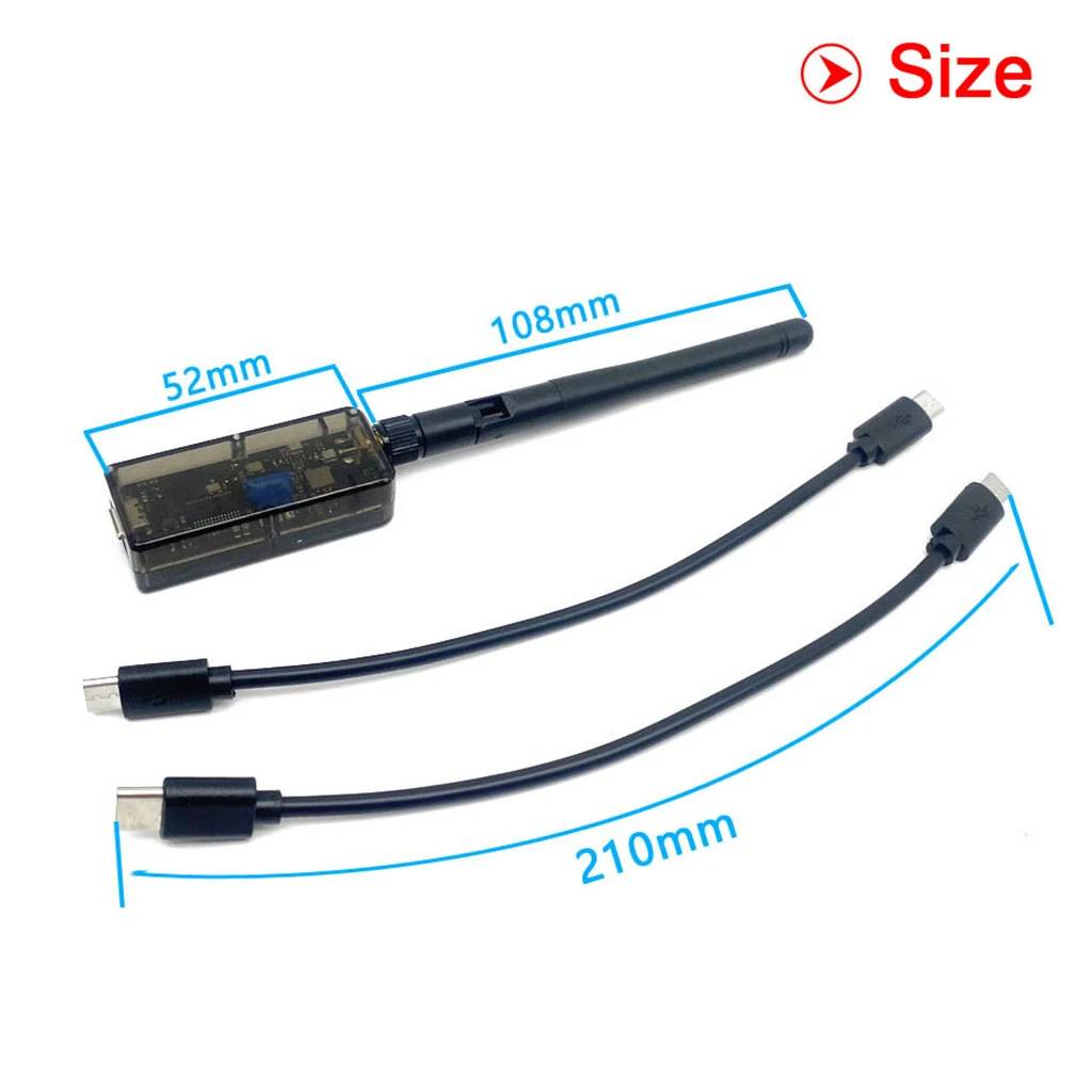 5,8G 56CH 48CH UVC Video-Downlink OTG VR Mobiltelefon-Empfänger + 5,8G 48CH FPV-Empfänger OLED-Display 5-36V SMA für RC-Drohnen – Detail 6