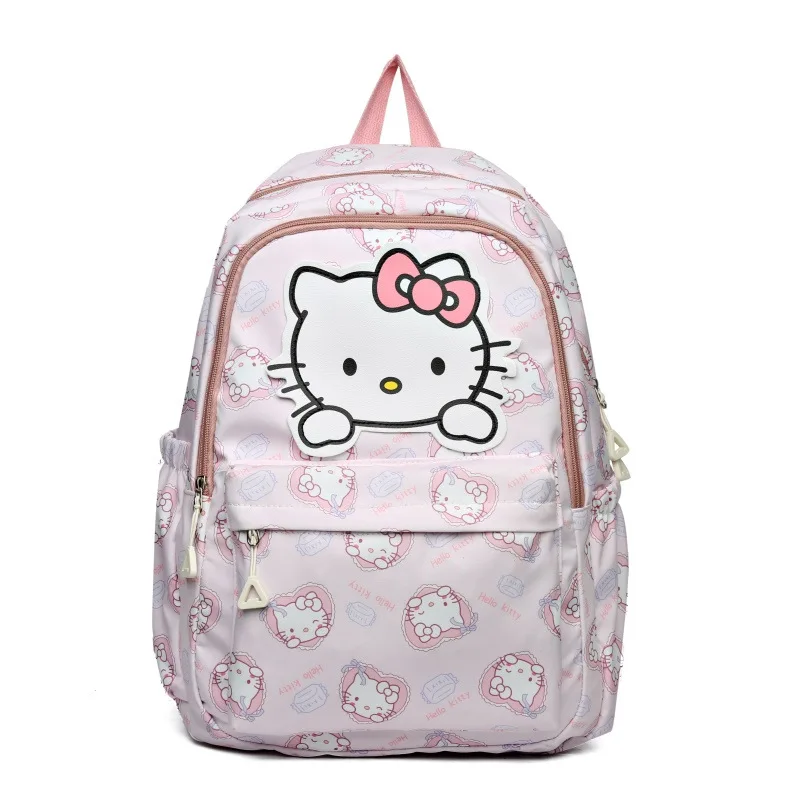 Hello Kitty Kuromi Children Backpack Primary School Students Large-capacity School Bags Girl