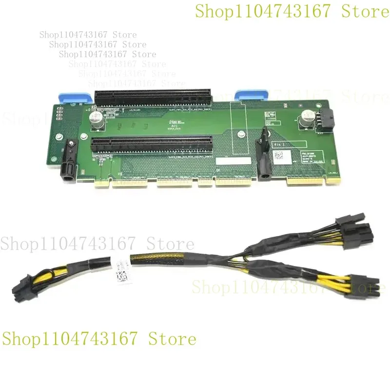 

New For Poweredge R740 R740XD GPU Power Extension Card 0MDDTD W/Cable 0TR5TP