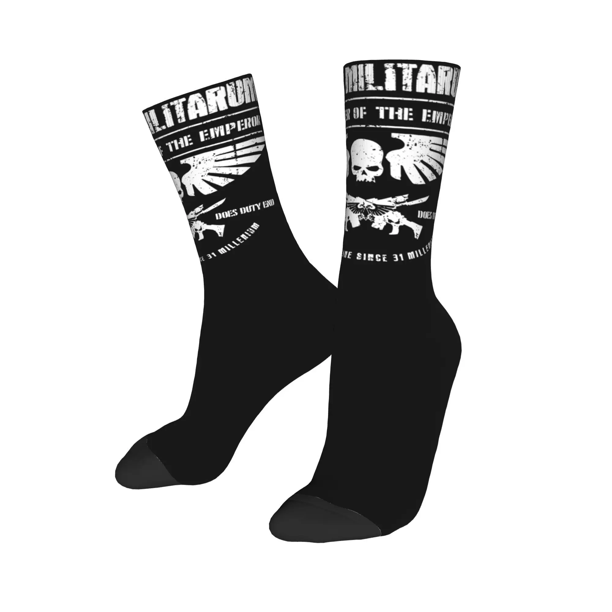 Hammer of the Emperor Astra Militarum Imperial Guard  Print Socks Stuff for Party Wear Breathable  Printing Socks