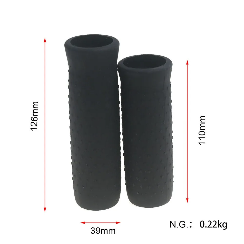 Cycling Electric Scooter Handlebar Grip Gray High Quality 1 Pair Tool KIts For No. 9 For Segway-Ninebot-MAX-G30