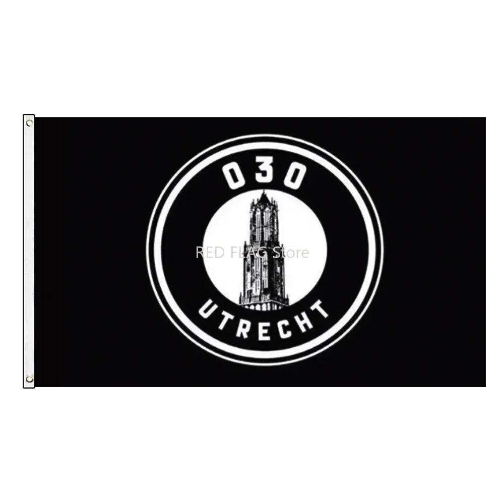 3x5 ft printed flag UTRECHT Black Flag