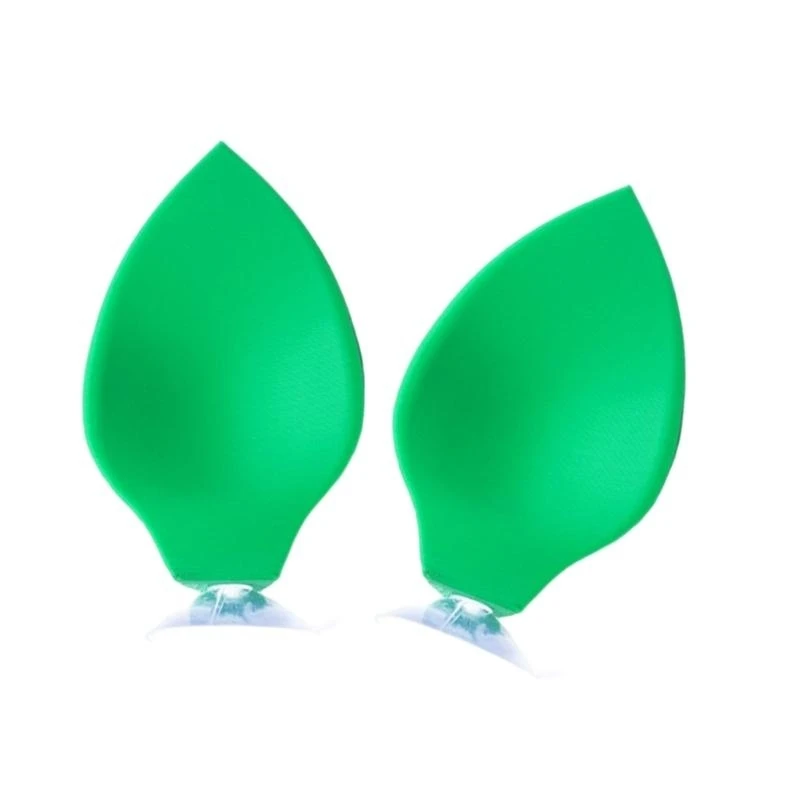 

Green Artificial 3D Print with Suction Cup for Terrarium Hideouts Home Decors