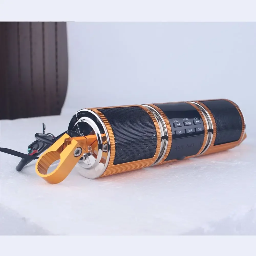 

Стабильный USB-усилитель мощности, аудиоплеер MP3, FM-радио, модифицированный для мотоциклов, водонепроницаемый, с высоким качеством звука, высокой мощностью, Bluetooth