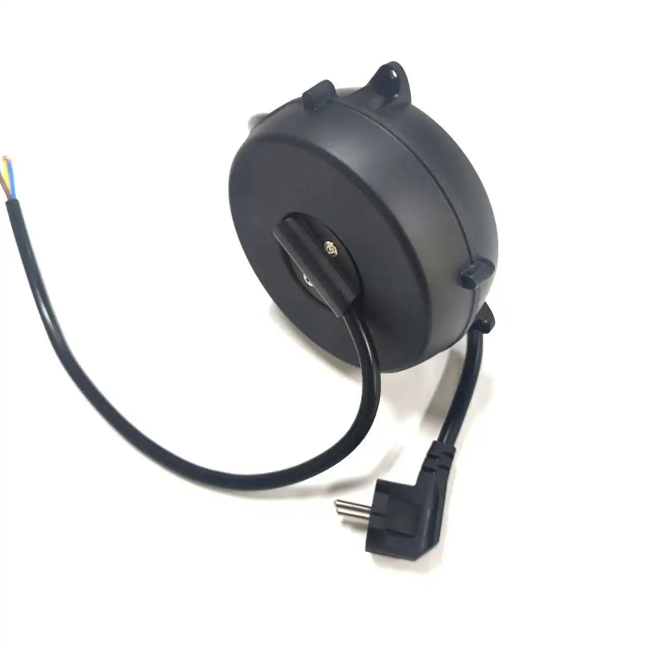 2025 3-Pin بكرة كابل قابلة للسحب أوتوماتيكية الاتحاد الأوروبي/المملكة المتحدة/الولايات المتحدة الأمريكية التوصيل تخزين الأسلاك المدمجة للمنزل والأجهزة الصغيرة منظم سلك الطاقة #4