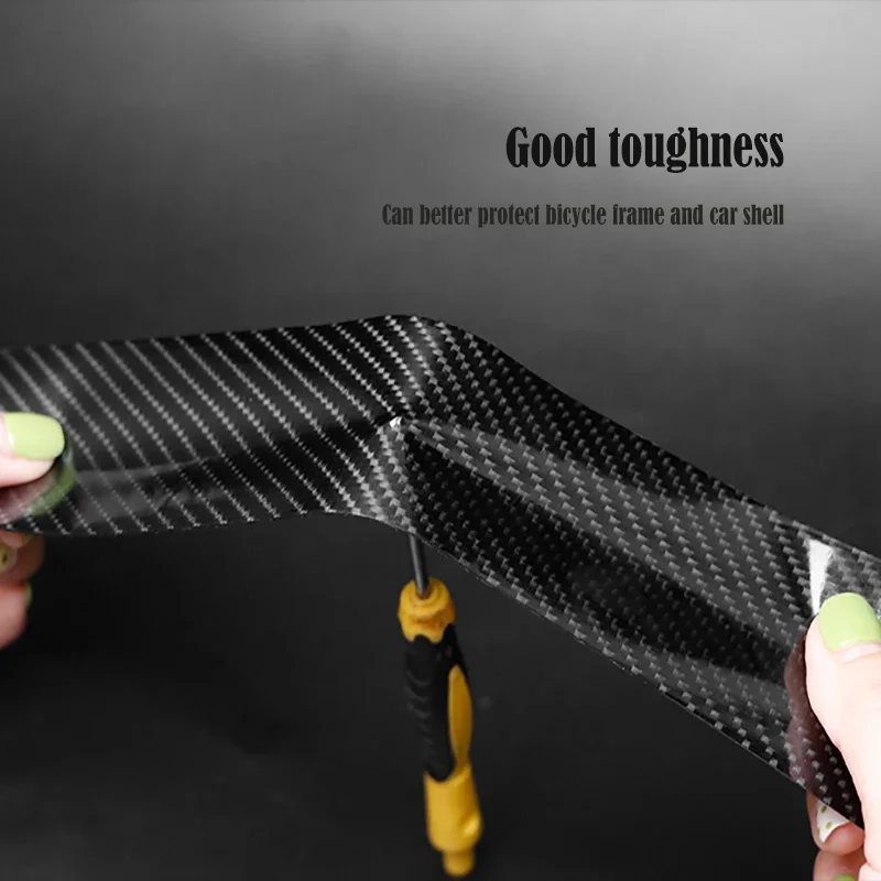 

Carbon Fiber Bike Frame Protector Tape Anti-Scratch Clear Adhesive Guard MTB Road Bicycle Chainstay Fork Sticker 1 Roll
