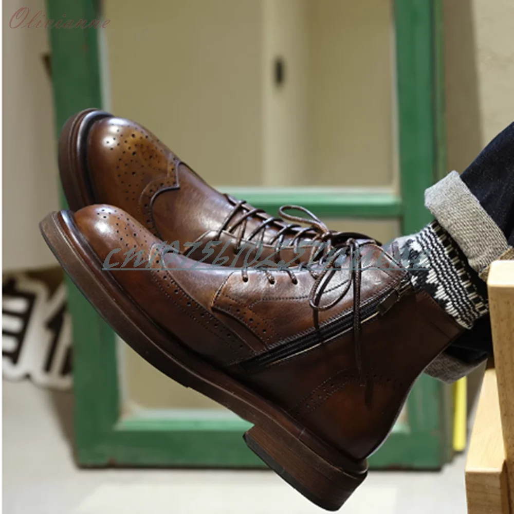 

Мужские ботинки в британском стиле с дышащей мягкой подошвой, мужские туфли с высоким носком и боковой молнией, осень 2026, Zapatillas Mujer