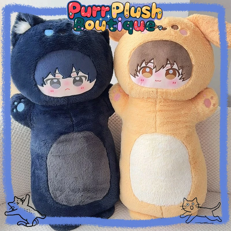 

80 CM BIG Bolster Pillow Stuffed Plush DMBJ Doll Zhang Qi Ling Wu Xie Cp BL Sleeping Doll Pillow Send Friends Toy for Kids XMAS