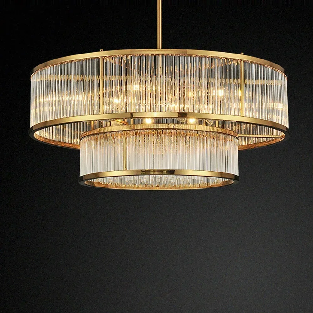 2024 Luxury Gloss Chandelier Suitable for Decorative Crystal Chandelier for Room Bedroom, Living Room, Dining Room  ,Table Ronde