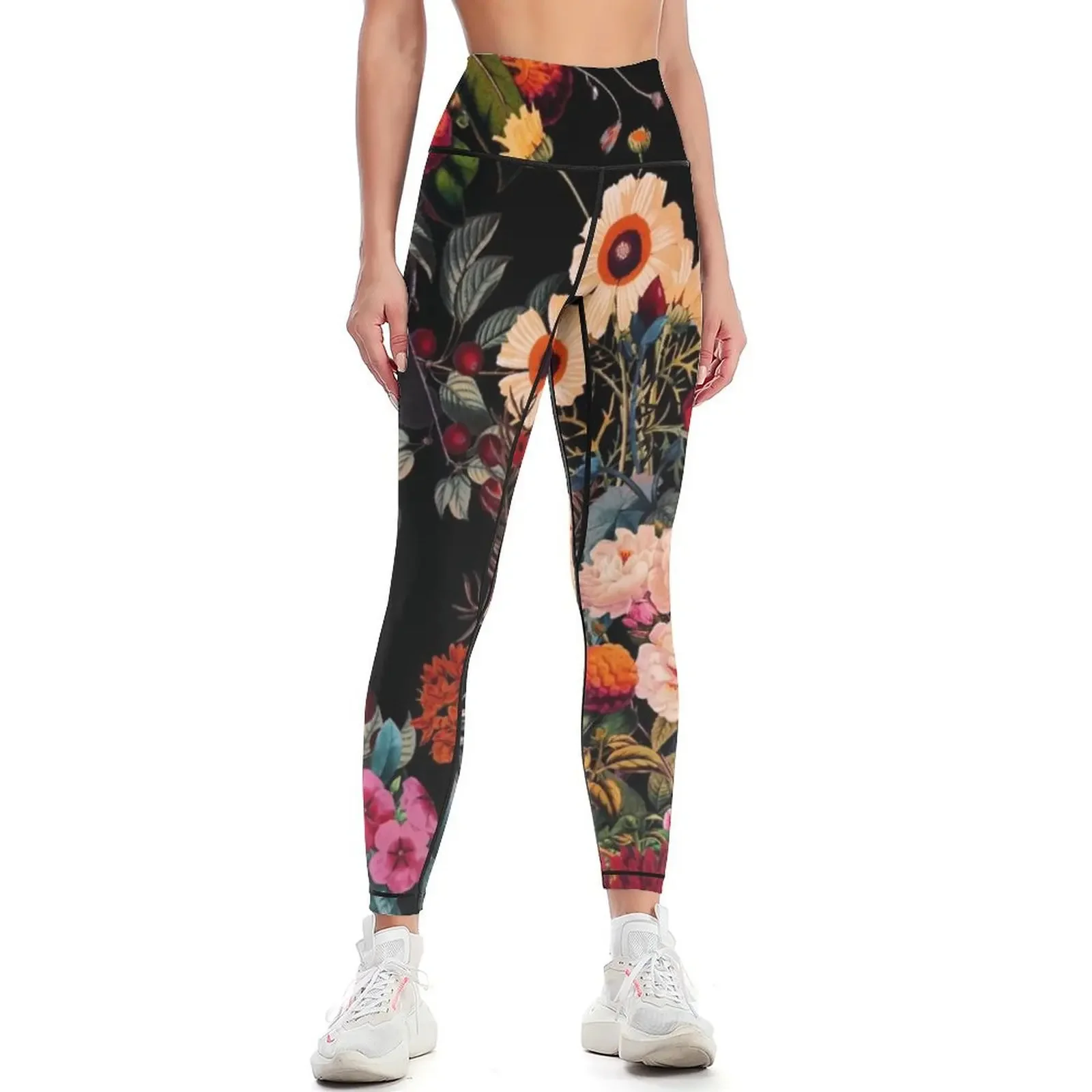 

Night Garden XXXIX Leggings sporty woman push up Jogger pants Women's push up legging pants raises butt Womens Leggings