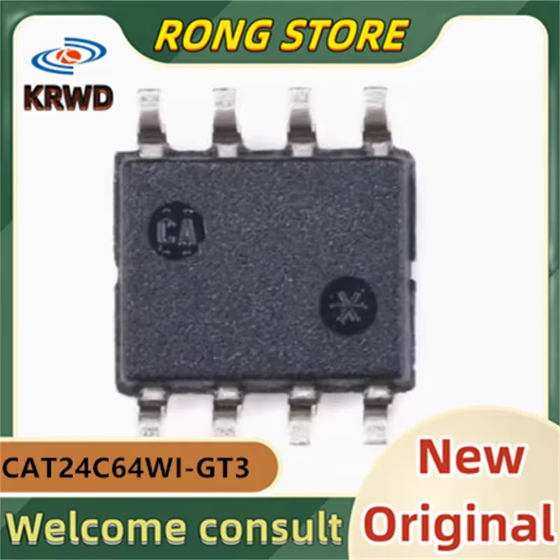 (15 قطعة) CAT24C64WI-GT3 CAT24C64WI 24C64F SOIC-8 رقاقة جديدة ومبتكرة IC